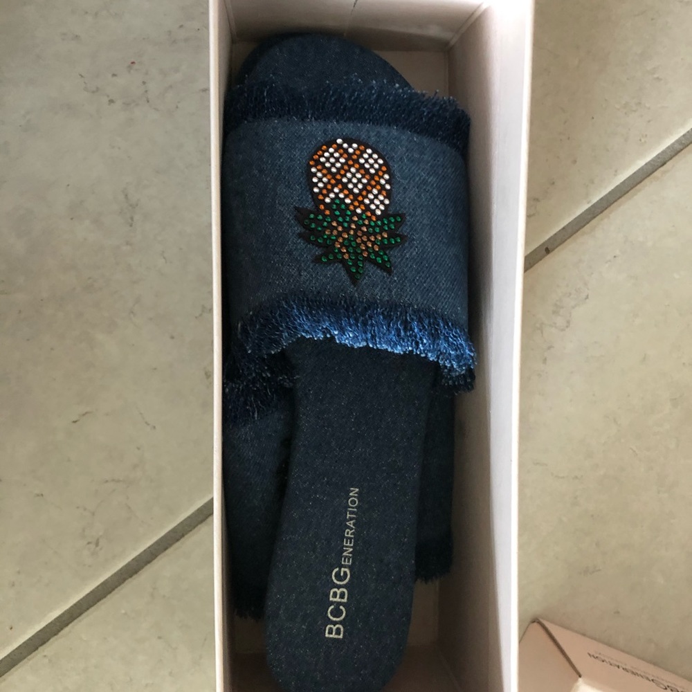 BCBG Denim Sandals